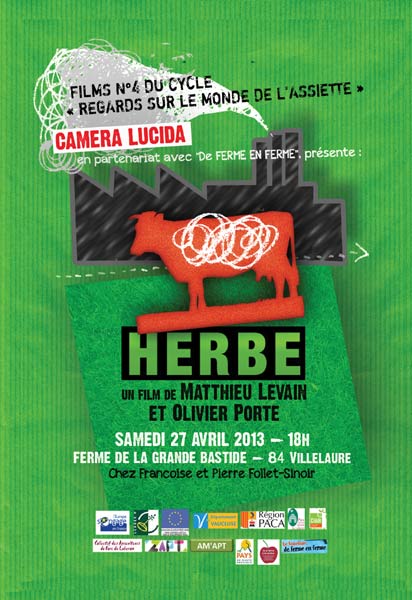 Jivézi 2013 affiche "Herbe" pour CAMÉRA LUCIDA - APT